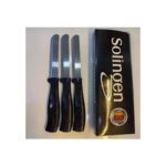 vanilinkitchen Solingen 3’lü Siyah Simli  Micro Et Sebze Doğrama Bıçağı Seti