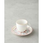 English Home Elvina Bone Porselen 4 Parça 2 Kişilik Kahve Fincan Takımı 90 ml Renkli - Görsel 3