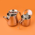 ArYıldız Alya Çaydanlık Takımı - Gri - 1,75 lt + 1 lt - Görsel 2