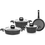 Schafer New Stark 7 Parça Tencere Seti - Antrasit - Görsel 4