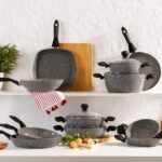 Schafer Cory Yanmaz Yapışmaz Derin Tencere - Gri / Siyah - 20 cm - Görsel 4