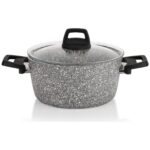 Schafer Dark Storm Tencere Seti 12 Parça-Gri - Görsel 4