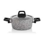 Schafer Dark Storm Tencere Seti 12 Parça-Gri - Görsel 5