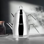 Nehir Florina Midi Orta Boy Paslanmaz Çelik 0.85-1.70 Lt. Çaydanlık Takımı