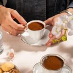 Nehir Nilüfer 6 Kilişik 12 Parça Porselen Kahve Fincan Takımı - Görsel 3