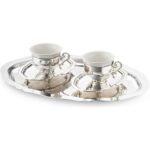 Jumbo Timeless Mmxxv Çift Kişilik Kahve Fincan Seti Silver