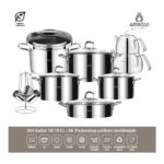 Amboss Diamond 18 Parça Paslanmaz Çelik Çeyiz Seti DIA-6251