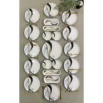 Yiğit Seramik Züccaciye Asorti 12 Kişilik 21 Parça Kahvaltı Takımı