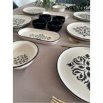 Yiğit Seramik Züccaciye Siyah Isırgan 6 Kişilik 14 Parça Kahvaltı Takımı(2) - Görsel 4