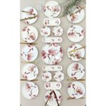 Yiğit Seramik Züccaciye Charming Rose 12 Kişilik 21 Parça Kahvaltı Takımı Kahvaltı Seti
