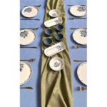 Yiğit Seramik Züccaciye Yediveren Çiçeği 14 Parça Kahvaltı Takımı 6 Kişilik Mavi Desenli - Görsel 4