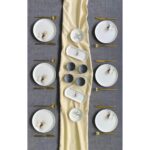 Yiğit Seramik Züccaciye  Nilüfer 6 Kişilik 14 Parça Desenli Kahvaltı Takımı Gri Renkli