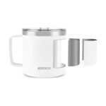 Karaca Thermal Çelik Termos Bardak 420 ml Beyaz - Görsel 2