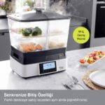 Fakir Premium Steam 1800W 18 Litre Buharlı Pişirici - Görsel 4