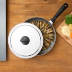 Emsan Rosa Balık Tavası 30 cm Granit Malzeme ile Antrasit Renk 1 Adet Tava - Görsel 2