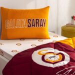 Taç Lisanslı Galatasaray Şanlı Aslan Yorgan Seti ( Yastık Hediyeli) - Görsel 2
