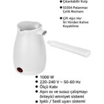 Awox Caffeen Türk Kahvesi Makinesi Elektrikli Cezve Beyaz - Görsel 2