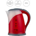 Awox River Su Isıtıcı Kettle Gizli Rezistans 1.7 Lt Kırmızı - Görsel 2