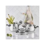 Emsan Montana İndüksiyon Tabanlı Düdüklü Tencere Seti Siyah Gri 4+6 Litre - Görsel 5