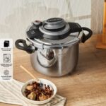 Emsan Montana Siyah Gri Düdüklü Tencere 6 lt