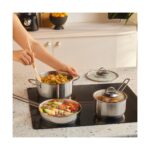 Karaca Fiorino Indüksiyon Tabanlı Kompakt Tencere Seti 5 Parça - Görsel 2