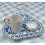 Mondecor Lotus Blue Kahve Sunum Fincan  4 Parça - Görsel 3