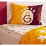 Taç Lisanslı Beş Yıldız Galatasaray Tek Kişilik Nevresim Takımı - Görsel 2