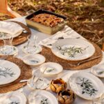 Bella Maison Olive Porselen 26 Parça 6 Kişilik Kahvaltı Takımı Yeşil - Görsel 2