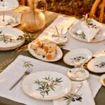 Bella Maison Olive Porselen 26 Parça 6 Kişilik Kahvaltı Takımı Yeşil - Görsel 5