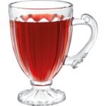 Madame Coco 4'lü Kulpsuz Çay Fincanı Seti Estetik Tasarım Kırmızı Çömlek 4 Adet - Görsel 3