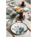 Keramika Çiçek Bahçesi Kahvaltı Takımı 21 Parça 4 Kişilik - Görsel 5