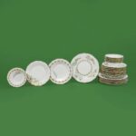 Evidea Kitchen Greeny 24 Parça Yemek Takımı - Renkli - Görsel 2