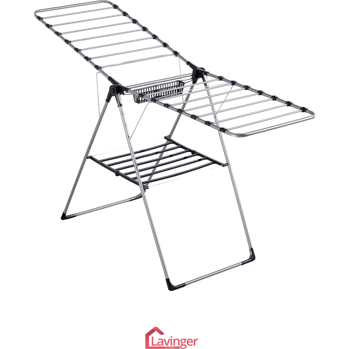 110001075074218.jpg Lavinger Sera Kalın Borulu Çamaşır Kurutmalığı Kelebek - Görsel 1