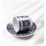 Güral Porselen Gözde Double 4 Parça 2 Kişilik Kahve Fincan Takımı 60932 - Görsel 3