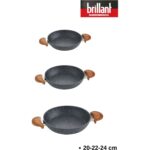 Brillant Alpha Bio Granit  3'lü Sahan Seti 20-22-24 cm - Görsel 2