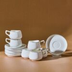 Karaca Hole 6 Kişilik Kahve Fincan Takımı 80 ml