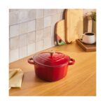 Karaca Love Demir Döküm Emayeli Tencere Red 1,9 Lt