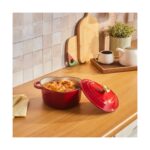 Karaca Love Demir Döküm Emayeli Tencere Red 1,9 Lt - Görsel 4