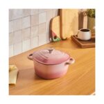 Karaca Love Demir Döküm Emayeli Tencere Pink 1,9 Lt