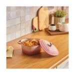 Karaca Love Demir Döküm Emayeli Tencere Pink 1,9 Lt - Görsel 4