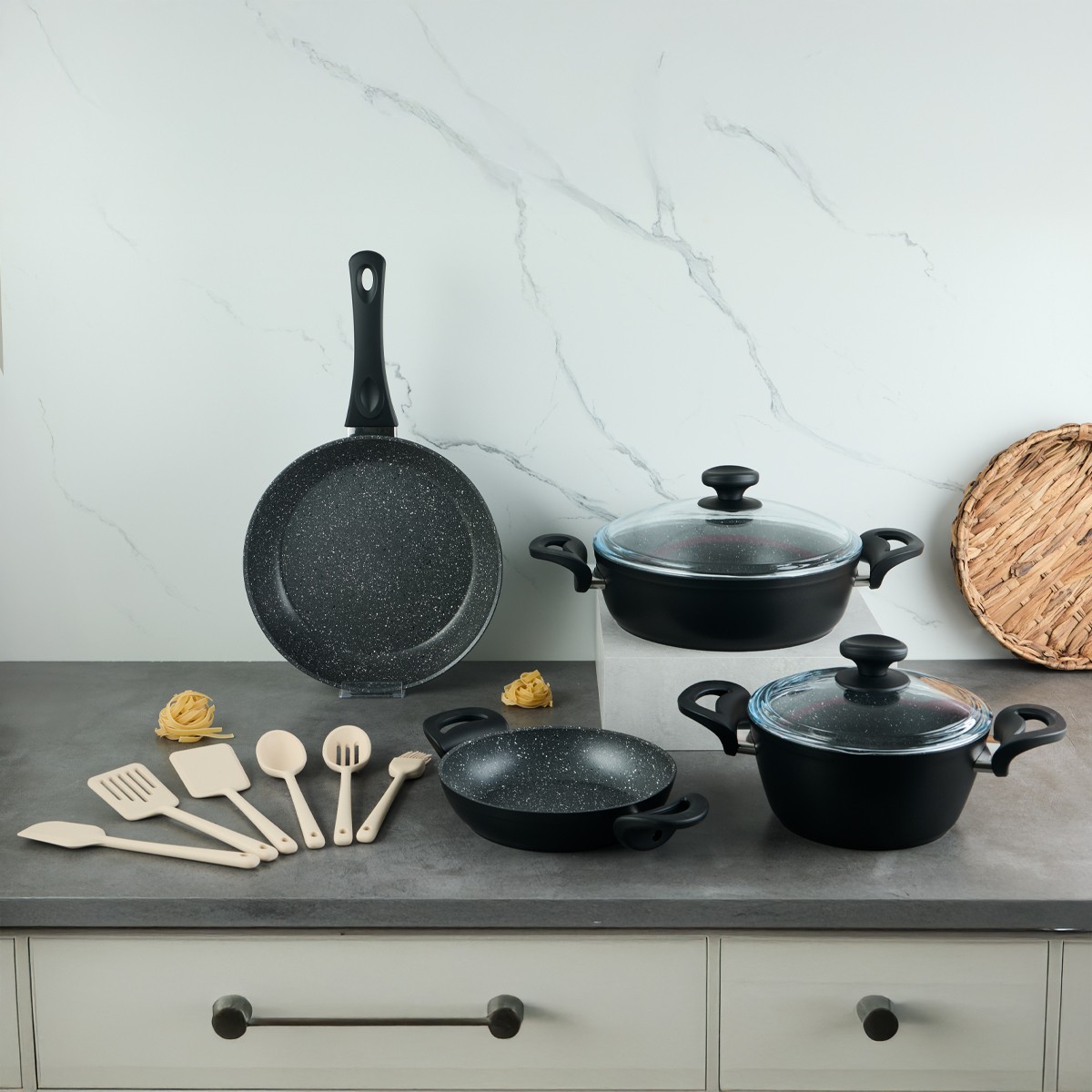 110001076037001.jpg Aryıldız Solido Premium 12 Parça Tencere Seti - Görsel 1