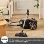 Karaca Vantuz Smax Geniş Toz Hazneli Elektrikli Süpürge Rosegold 2.8 L - Görsel 3