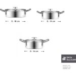 Karaca Vapor New Indüksiyon Tabanlı 6 Parça Sahan Çelik Tencere Seti - Görsel 2