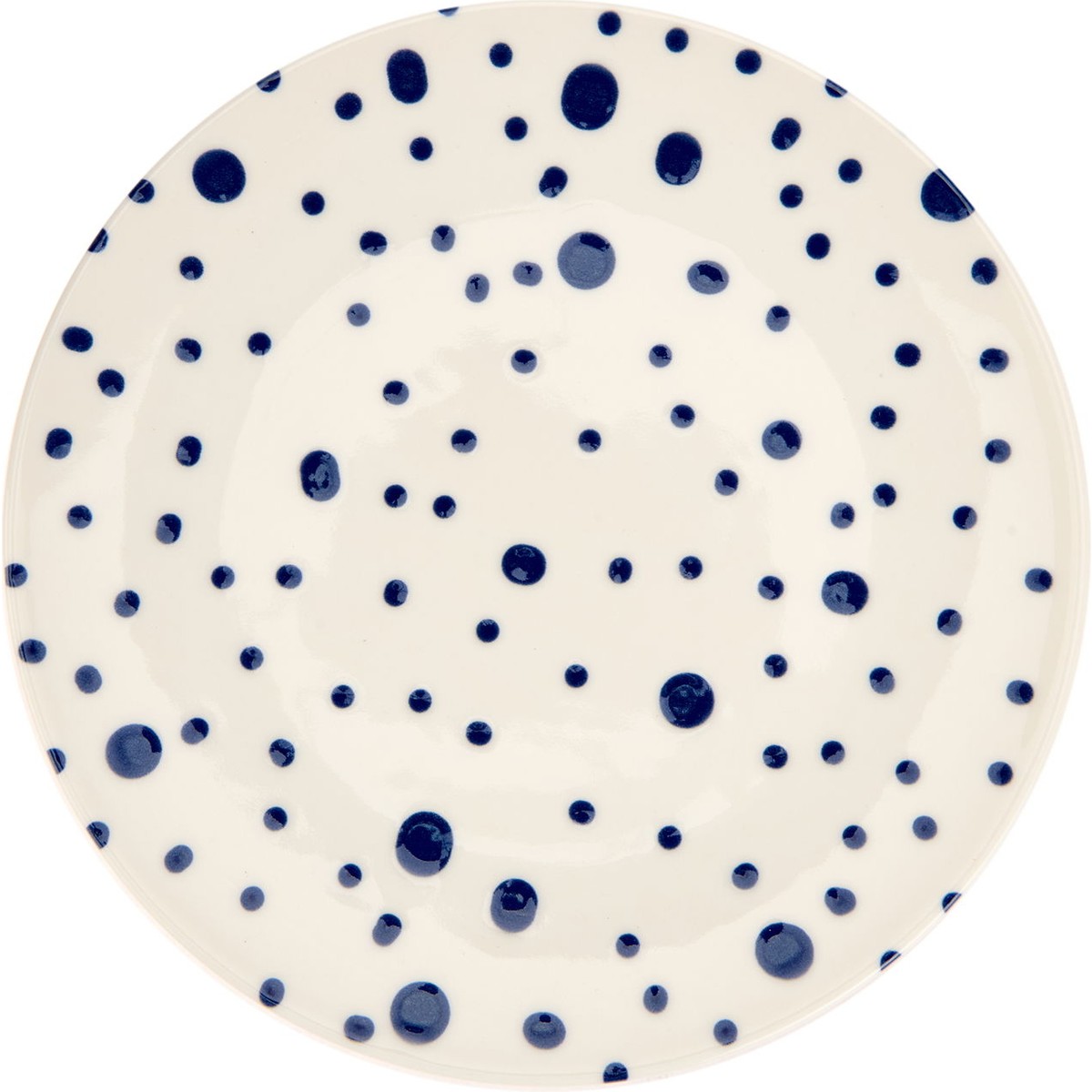 110001076322736.jpg Matmel Porselen Salina Servis Tabağı - Mavi - 25 cm - Görsel 1