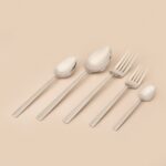 Matmel 30 Parça Paslanmaz Çelik Çatal Kaşık Seti - Gri