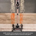 Karaca Vantuz Power Up Telescopic Dikey Süpürge Rosegold - Görsel 3