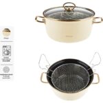 Emsan Nostalji Emaye Bej Kızartma Tenceresi - Görsel 2