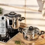 Emsan Vera Düdüklü Tencere Seti 4+6 Lt Siyah