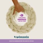 Topimania 6 Adet Xxl Doğal Yerli Üretim Çamaşır Yün Kurutma Topu 6 Adet 10 ml Esans - Kurutma Makinesi Için - Görsel 3