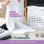 Topimania 6 Adet Xxl Doğal Yerli Üretim Çamaşır Yün Kurutma Topu 6 Adet 10 ml Esans - Kurutma Makinesi Için - Görsel 4